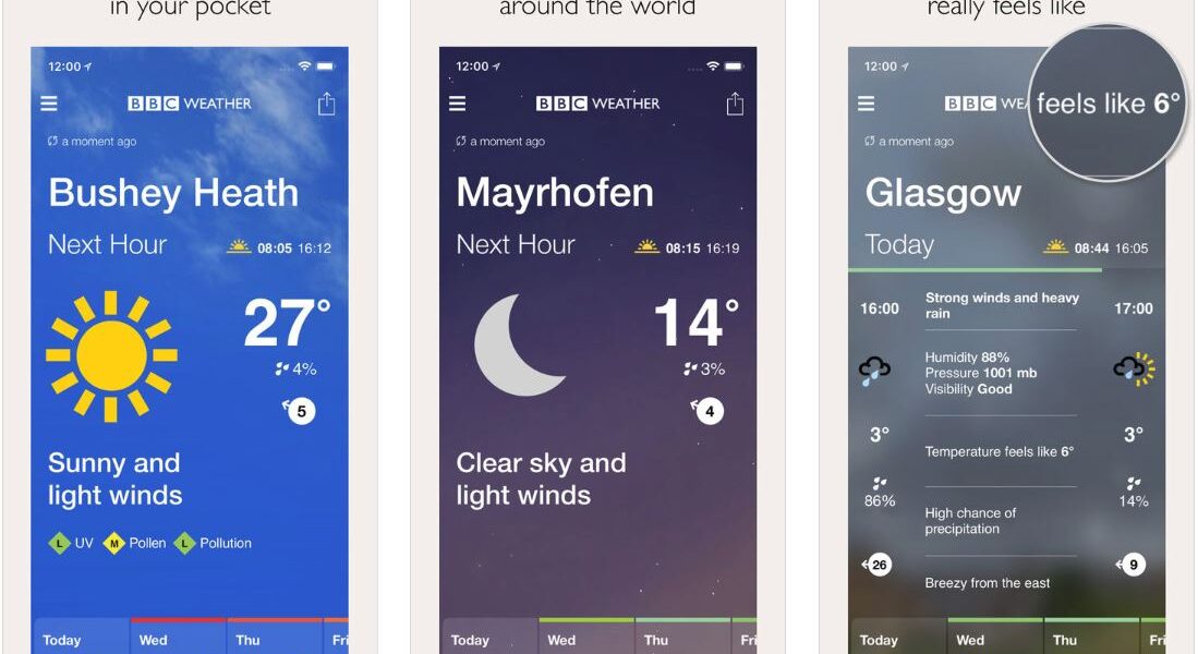Metro blog BBC Weather App Metro blog BBC Weather App